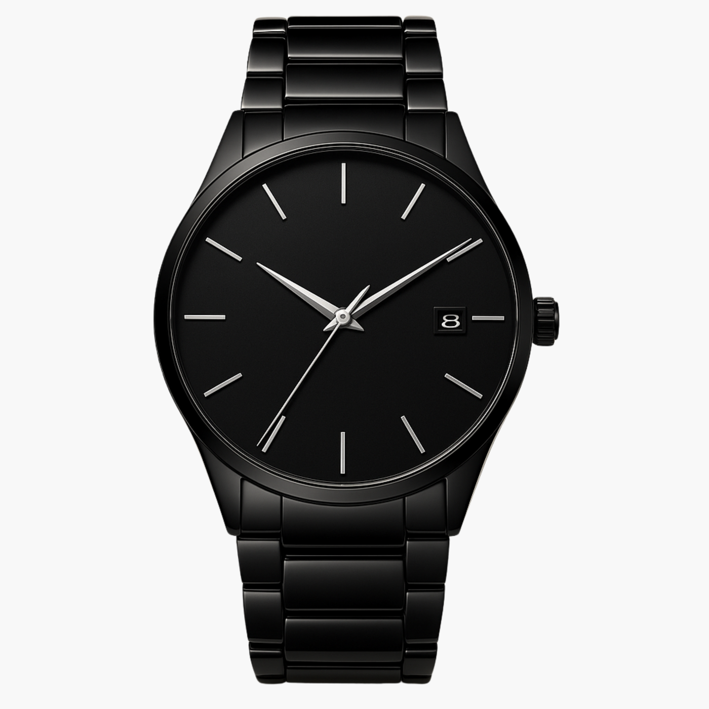 Relógio Masculino Safed Black Silver 40mm