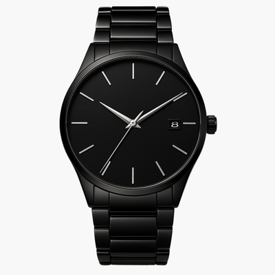 Relógio Masculino Safed Black Silver 40mm